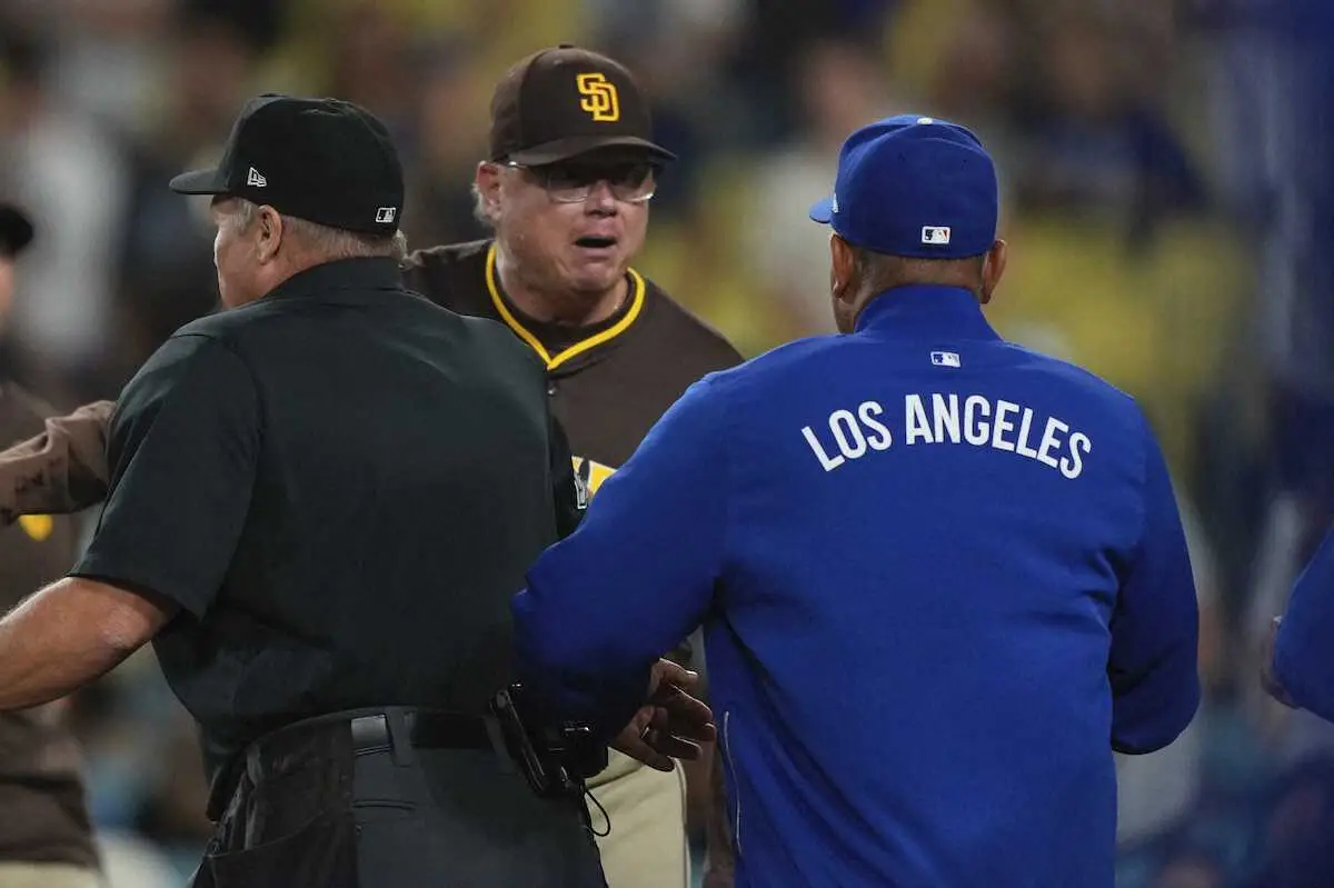 【画像・写真】ドジャース連勝5でストップ…山本由伸7回途中3失点も6敗目　大谷翔平は1安打　乱闘騒ぎで両監督退場