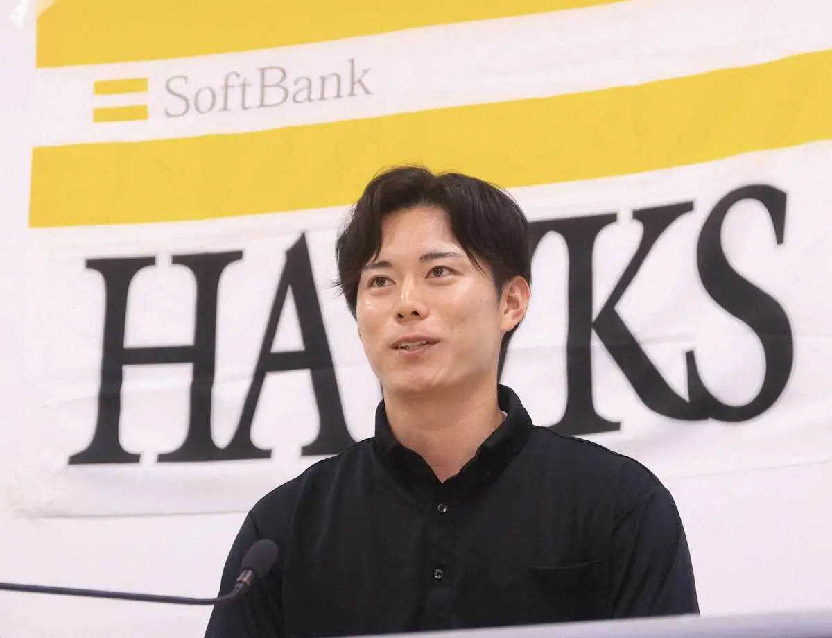 【画像・写真】ソフトバンク・川口冬弥が支配下昇格　“昇格の地”の甲子園は「アルプススタンドで応援した側だった」