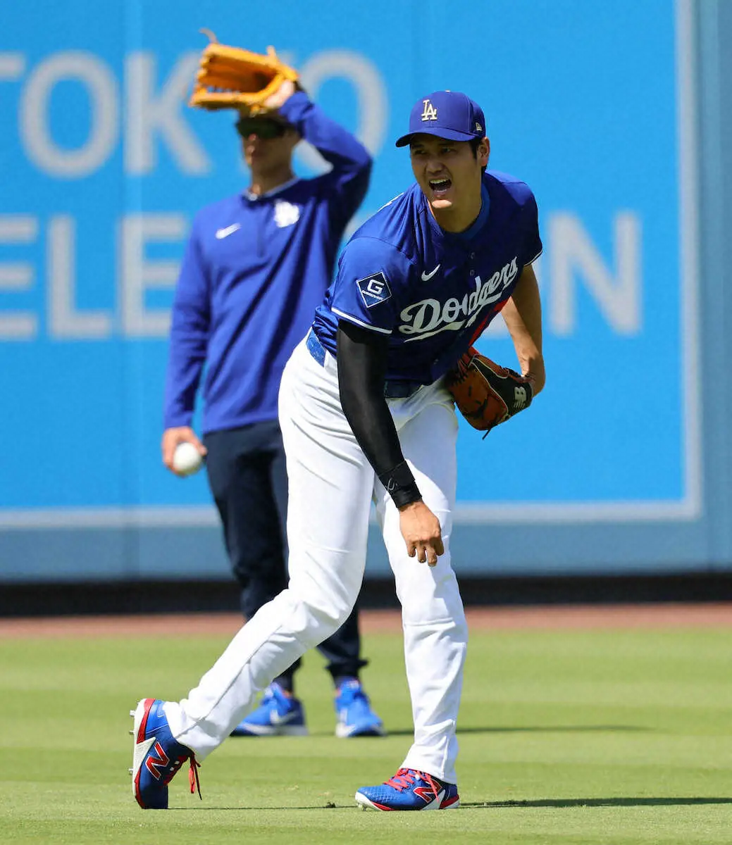 【画像・写真】大谷翔平、本拠ナショナルズ戦 1番・DHで出場　試合前にはブルペンで20球　23日の同戦に登板