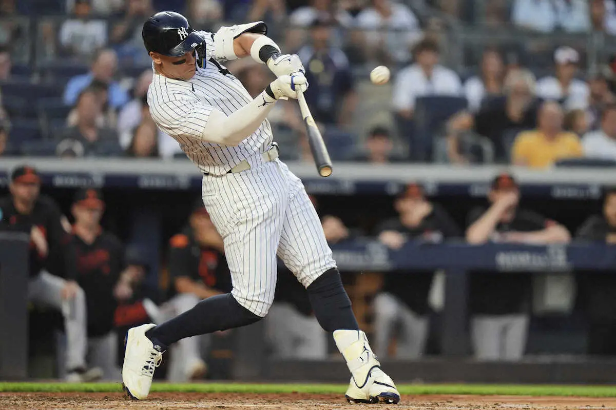 【画像・写真】ヤンキース・ジャッジお目覚め！　7試合ぶり27号　オリオールズ・菅野智之から一発