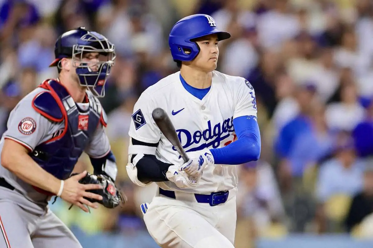 【画像・写真】大谷翔平　第3打席は右前適時打　4戦ぶり打点　前夜、右肩に受けた“報復死球”の影響なし