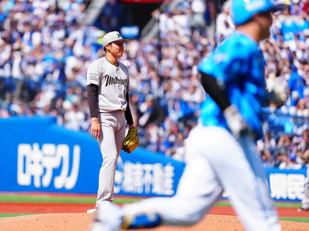 【画像・写真】ロッテ　プロ初登板ルーキー右腕を襲った悪夢の3連発　DeNA・牧12号、筒香5号、戸柱2号