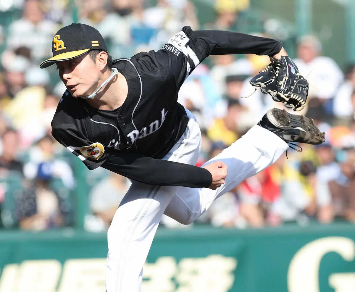 【画像・写真】20日に支配下登録されたソフトバンクの川口冬弥が1回1安打無失点デビュー「いい高さに投げられた」