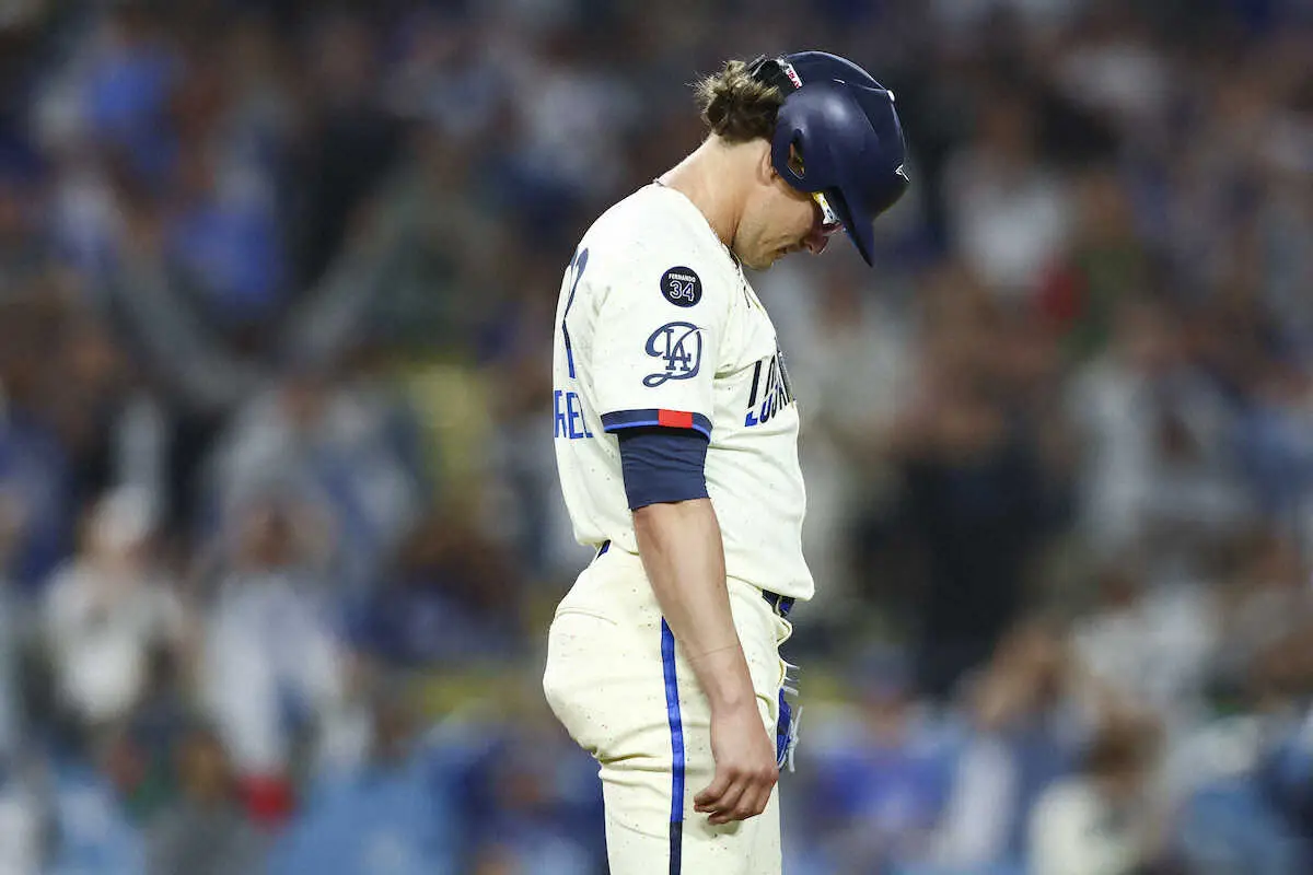 【画像・写真】ド軍指揮官　大量リードでの野手登板に敵将が「嫌な感じだ」とまた異論も「温存できるチャンス」