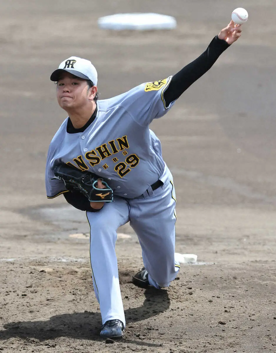 【画像・写真】阪神・高橋　復活へ前進3回零封「去年よりカットボール使える。まだまだ良くなる」2軍で復帰後初先発