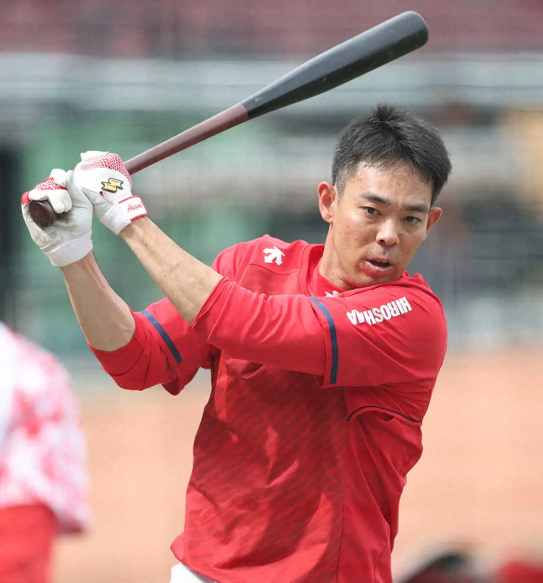 【画像・写真】広島・秋山　27日からのリーグ再開で逆襲誓う「このまま終わりたくない」　12日ロッテ戦以降はベンチ