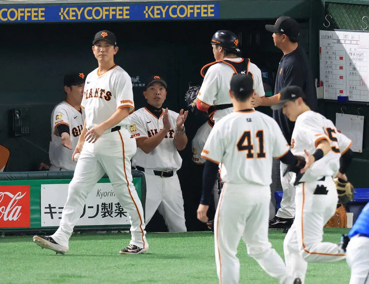 【画像・写真】巨人が勝率5割復帰で単独2位浮上！　リーグ再開初戦快勝　大勢緊急降板も…山崎4戦ぶり7勝目