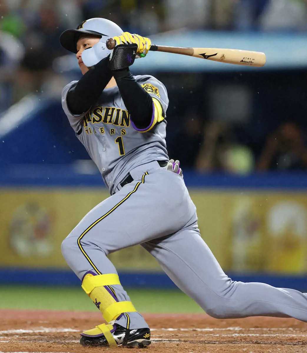 【画像・写真】阪神・森下　「どういう形でも後ろにつなぎたい思いでした」　20打席ぶり執念Hで先制点呼んだ