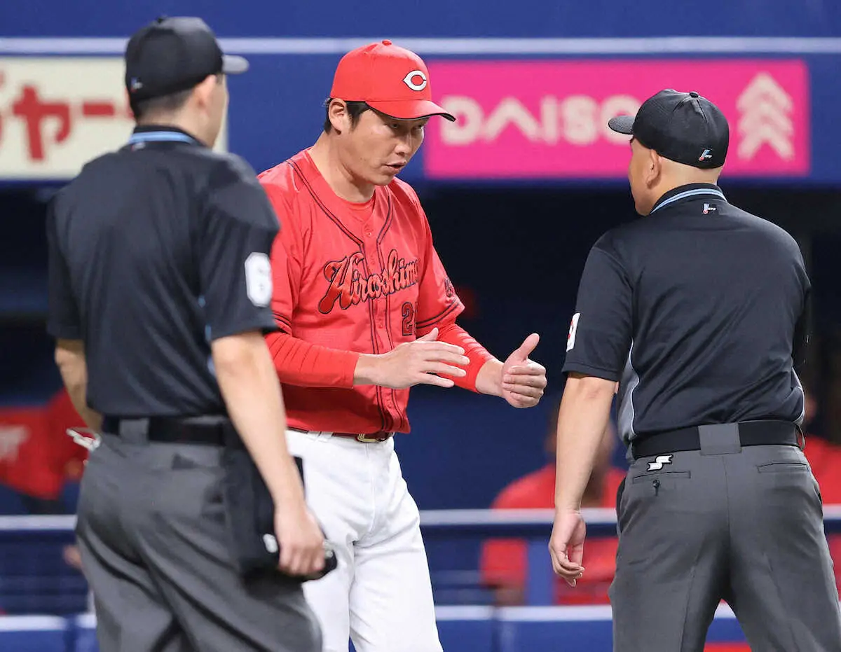 【画像・写真】広島・新井監督　拙攻、拙攻、また拙攻…今期14度目逆転負けで3位転落　勝率5割に逆戻り
