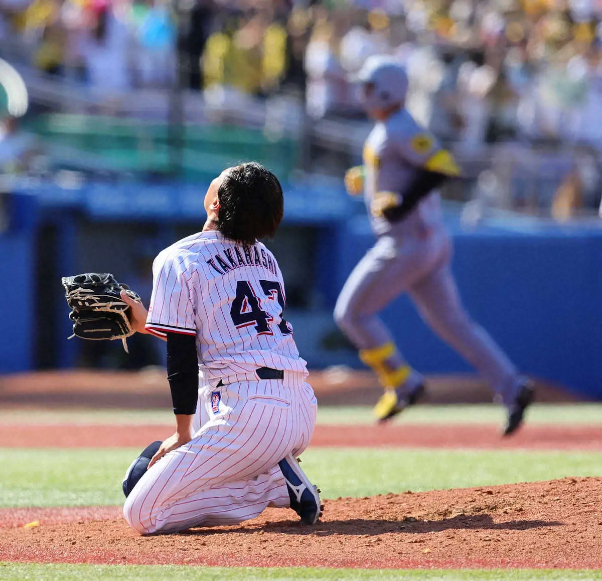 【画像・写真】ヤクルト高橋奎二、奮投も森下の一発に泣く「あの1球が悔やまれます」6回2失点で降板