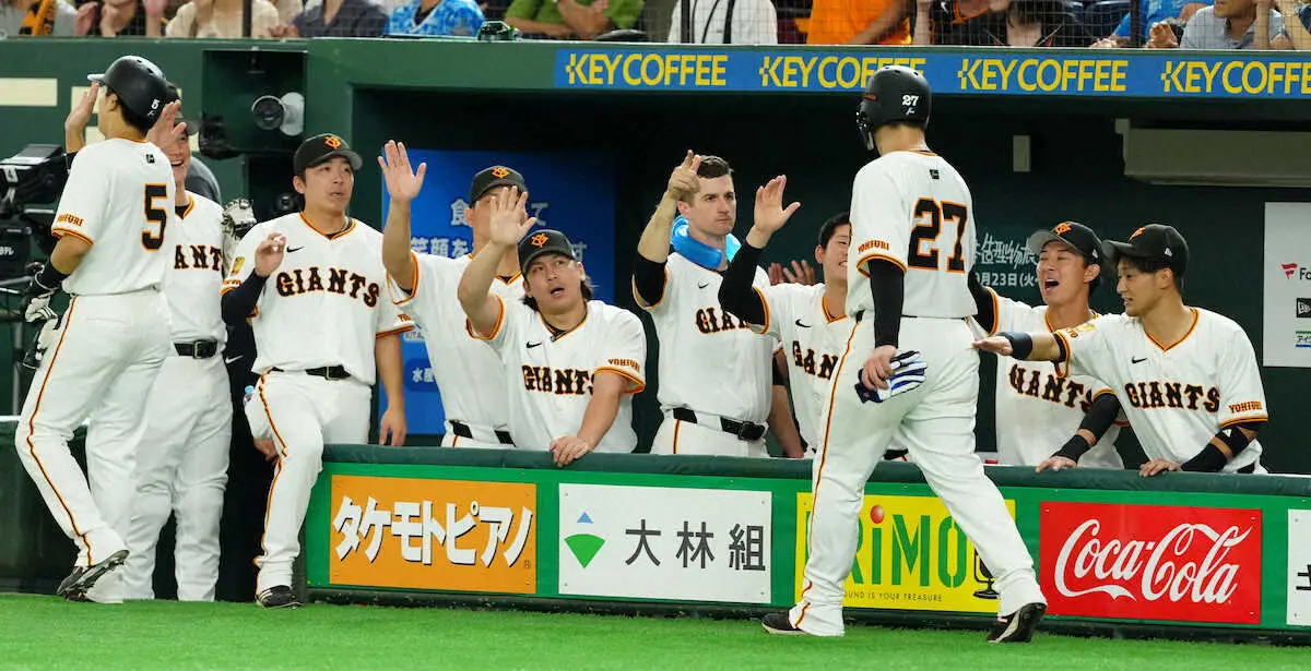 【画像・写真】巨人快勝！1週間ぶり貯金生活に　バウアーから5点奪ってKO　グリフィン開幕5連勝