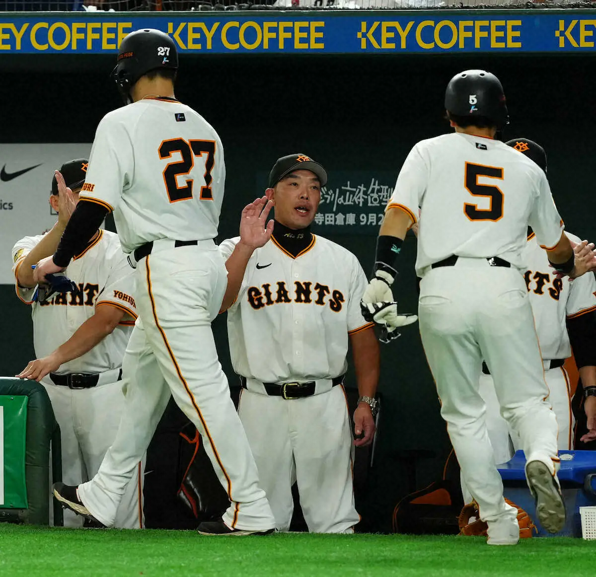 【画像・写真】巨人・阿部監督　4安打の岸田に「明日は一本でも打ってほしいなと思います」と“愛の発注”