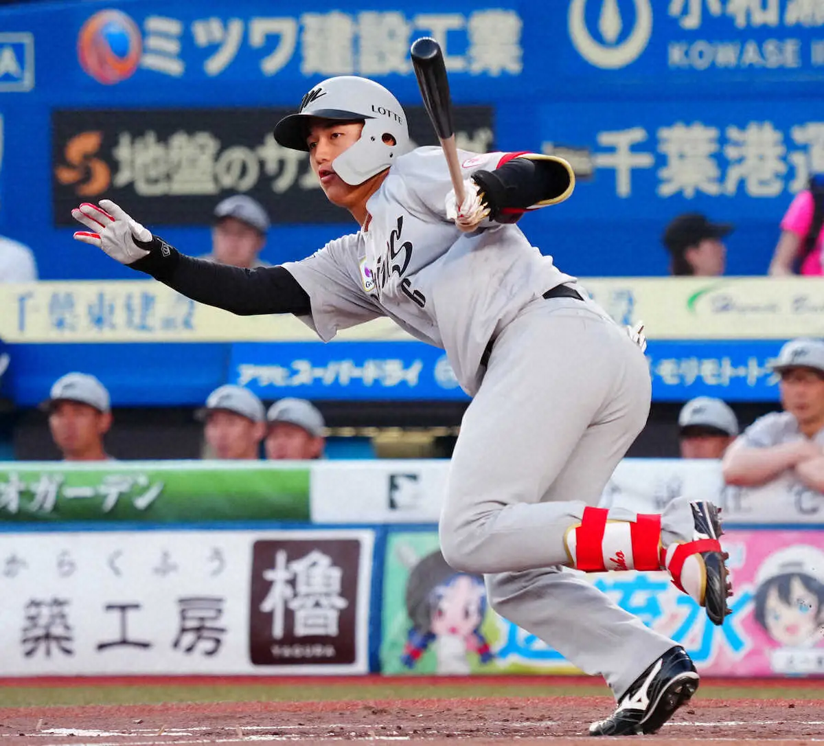【画像・写真】ロッテ　ドラ1・西川史礁が4試合連続打点！　初回に貴重な適時打　1軍に復帰し6月は打率・433