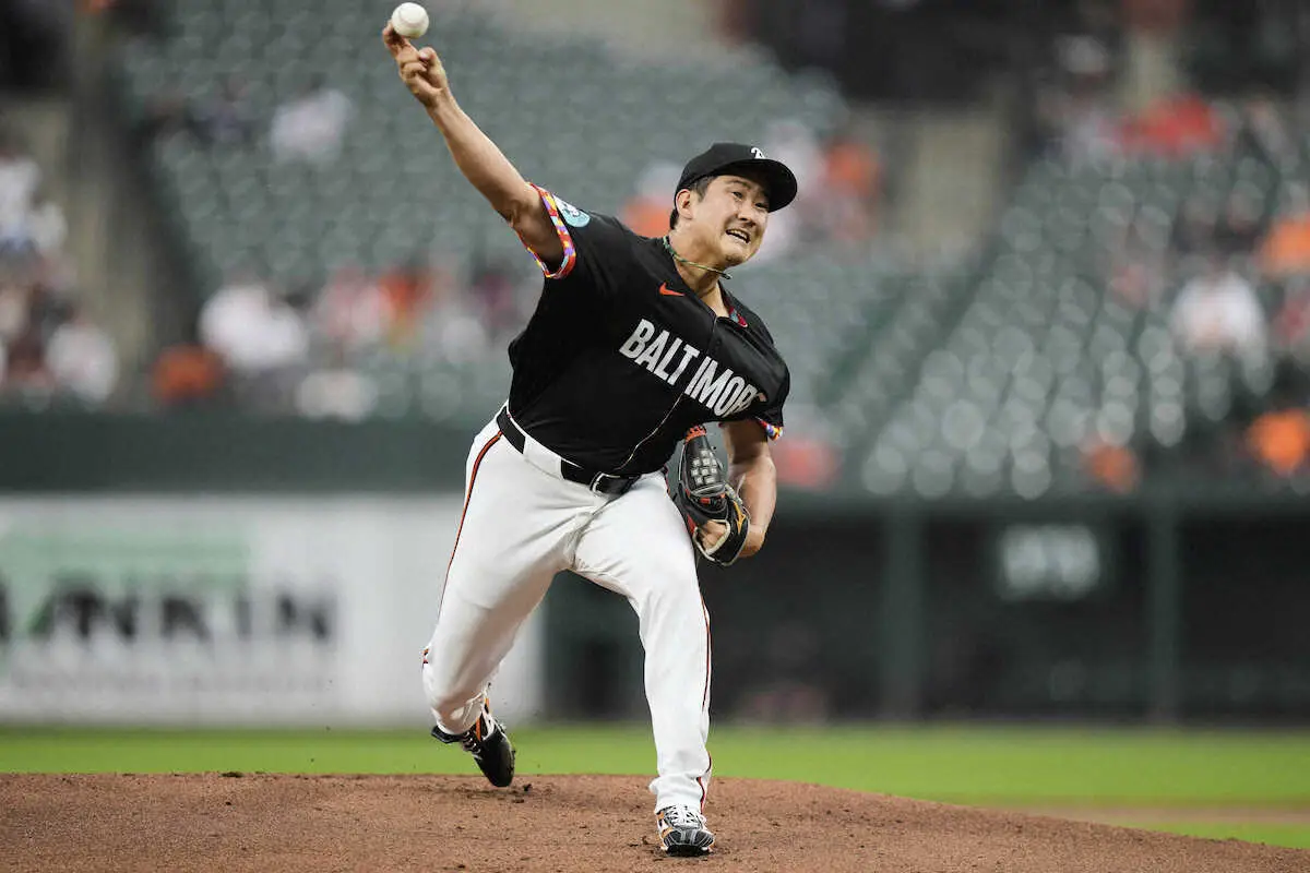 【画像・写真】オリオールズ・菅野　メジャー自己ワースト7失点も6勝目「長い野球人生でおそらく初めて」