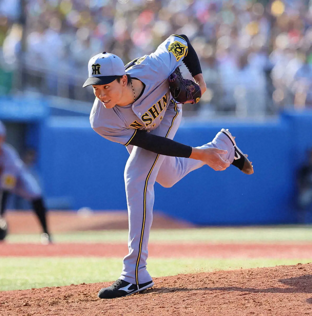 【画像・写真】阪神・湯浅　再昇格後初登板で好救援　6球で任務遂行「しっかり抑えられて良かった」