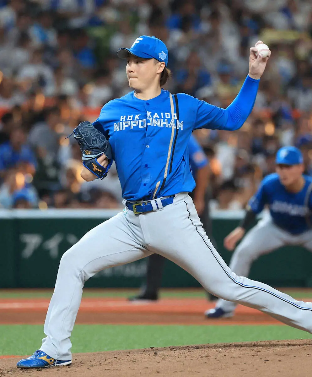 【画像・写真】日本ハム　先発・山崎は6回無失点も…救援陣がリード守れず　万波リーグトップの14号