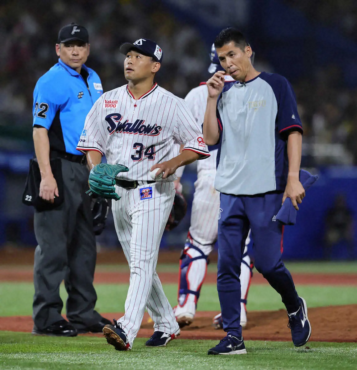 【画像・写真】ヤクルト・田口抹消　下半身のコンディション不良　27日の阪神戦で異変