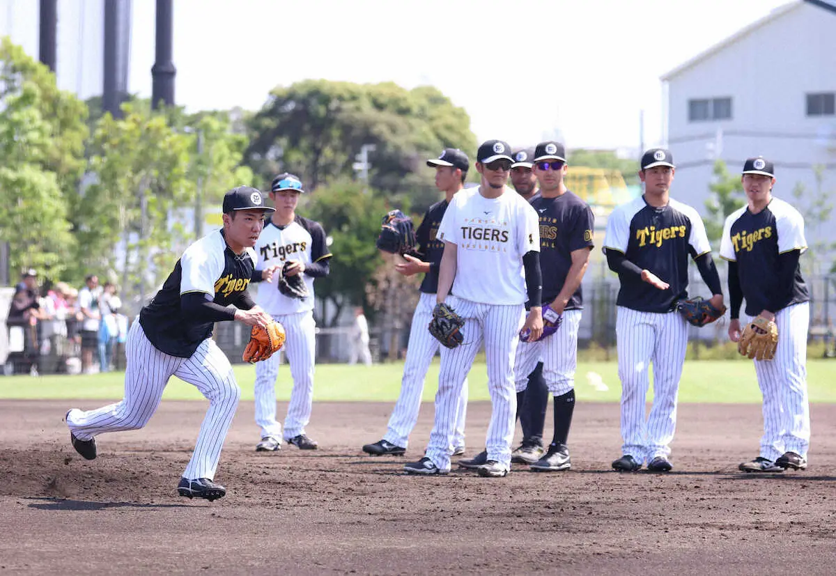 【画像・写真】阪神2軍　石井がウエスタンで復帰登板へ　今月7日に「脳振とう特例」で出場選手登録抹消