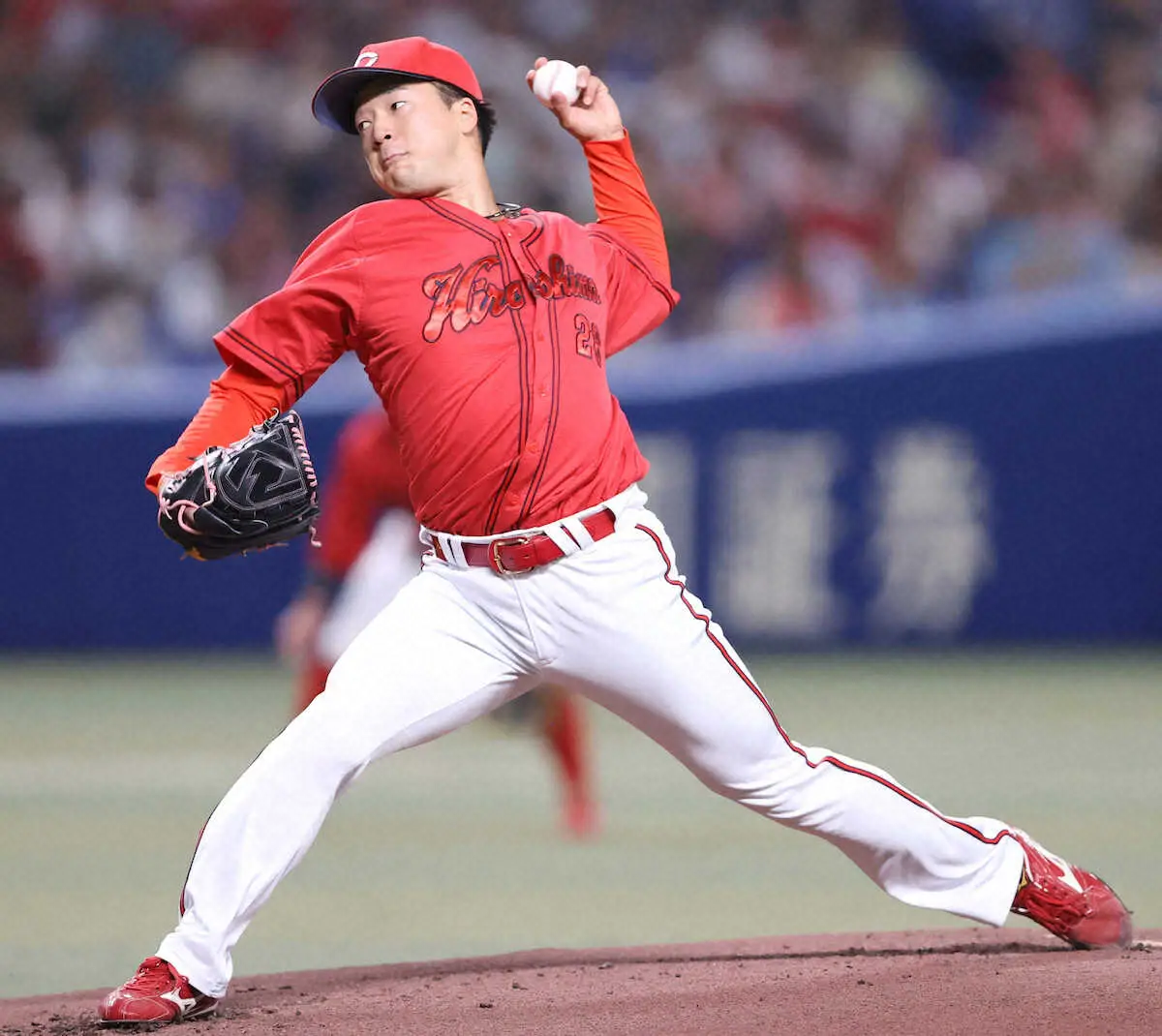 【画像・写真】広島ドラ2佐藤柳が初登板初先発で6回無失点と好投　初打席で初安打も記録