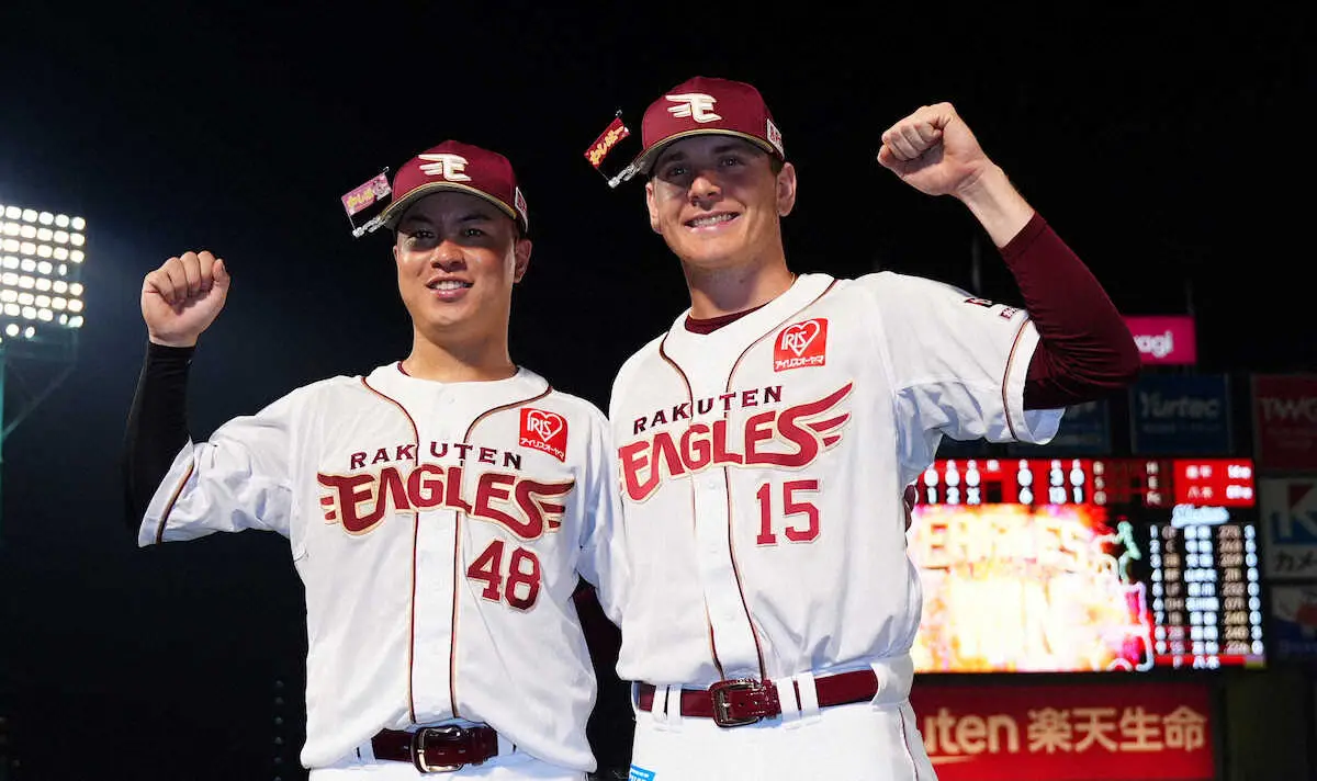 【画像・写真】楽天・ハワードが無傷の4連勝　お立ち台で流ちょうな日本語を披露　好きな日本語は…