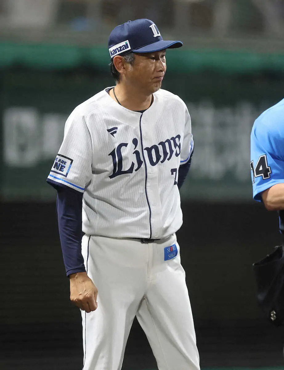 【画像・写真】西武・西口監督　7安打無得点の打線に苦言　「もうちょっと考えてくれよって」「状態がよろしくない」