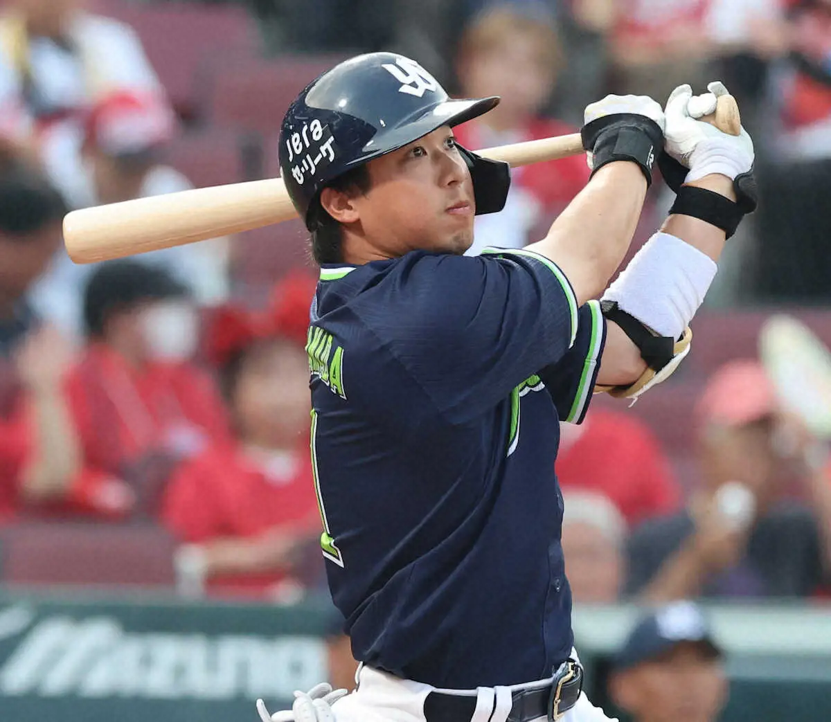 【画像・写真】ヤクルト・山田哲人　5月28日以来の5番スタメン　初回に床田から適時二塁打「しっかり押し込めた」