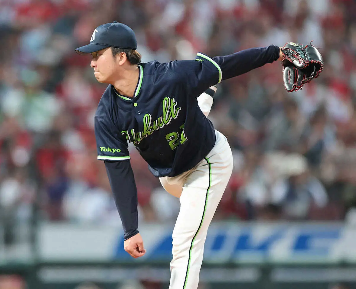 【画像・写真】ヤクルト　先発・吉村は7回2失点と奮闘も…ソロアーチ2本で同点　引き分けに終わり「もったいなかった」