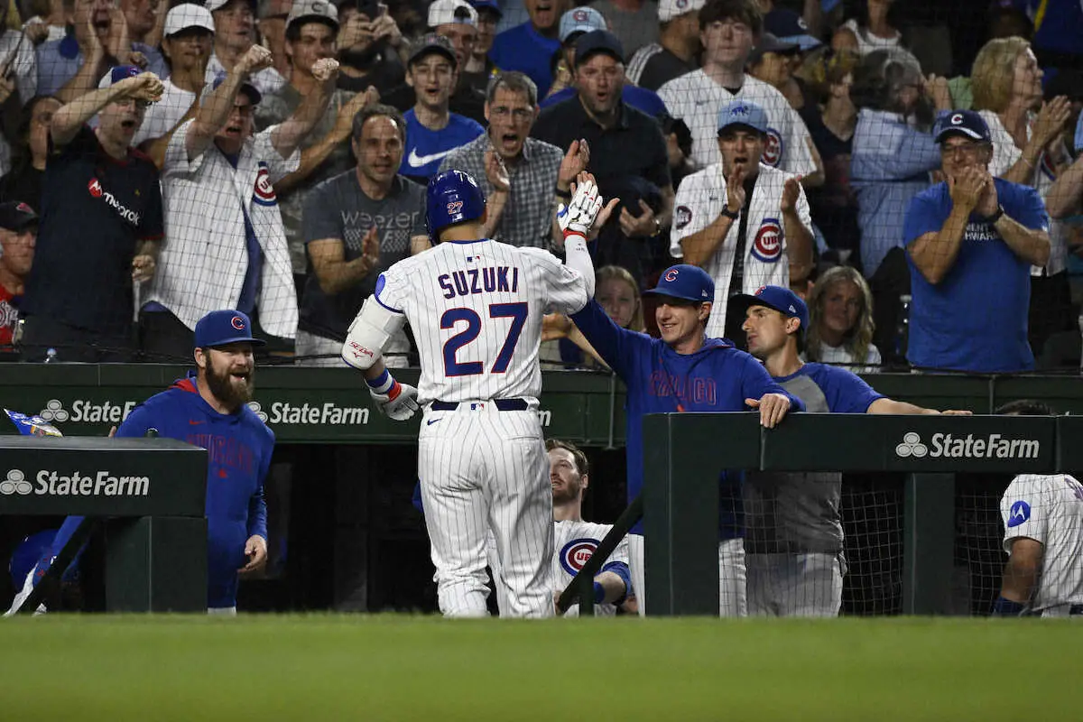 【画像・写真】カブス・鈴木誠也が自己最多記録更新23号ソロ！　ナ・リーグ単独トップの70打点に