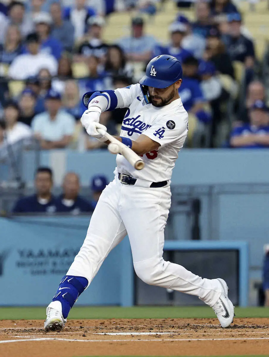 【画像・写真】不振続いたコンフォート「間違いなく良くなってきている」初回に2点打　打撃フォーム修正で手応え