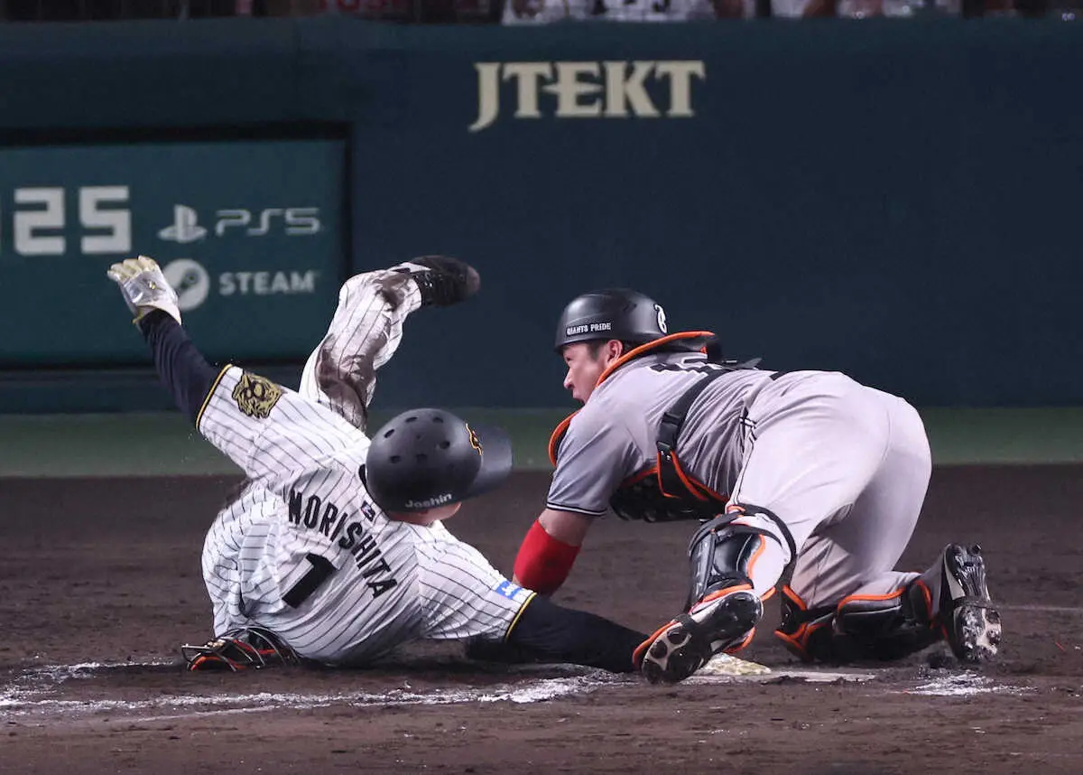 【画像・写真】阪神・森下の“ゴッドハンド”が決勝点つかんだ「諦めずにもう1回触りにいった」