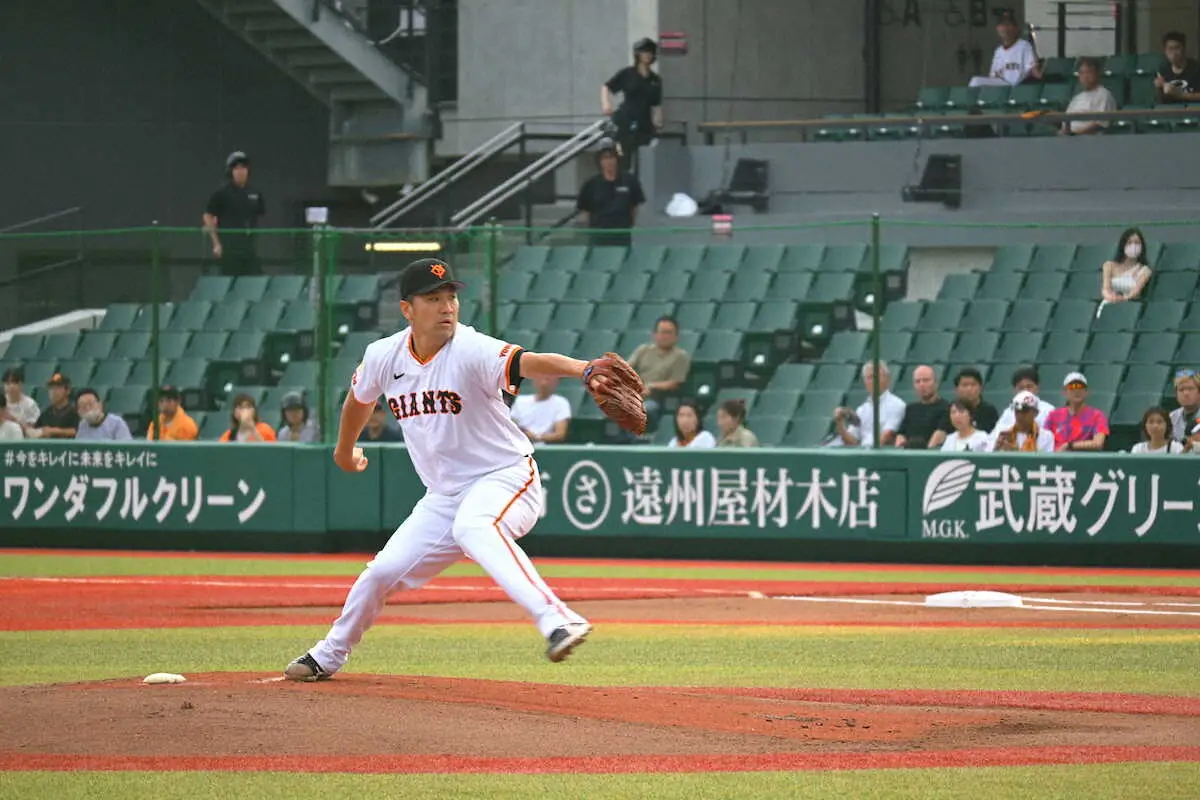【画像・写真】巨人・マー君　2軍で5回4失点　課題のスプリット「イマイチだった」