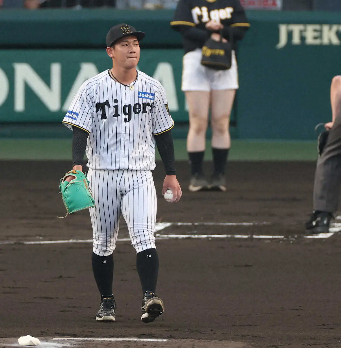 【画像・写真】阪神・伊原　プロ11度目の先発で初めて初回に失点　G増田陸に2点二塁打浴びる