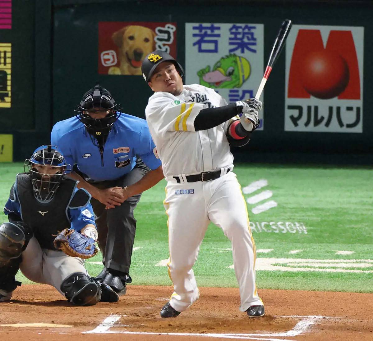 【画像・写真】ソフトバンク山川穂高が51日ぶりの「4番」復帰　6年目の石塚綜一郎捕手はプロ初の「5番」抜てき