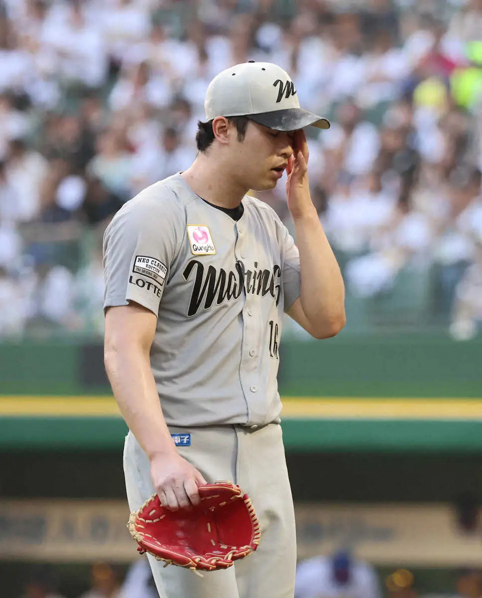 【画像・写真】ロッテは先発・種市が初回に3被弾　打線が追い上げるも及ばず　5日に黒星で自力優勝の可能性が消滅