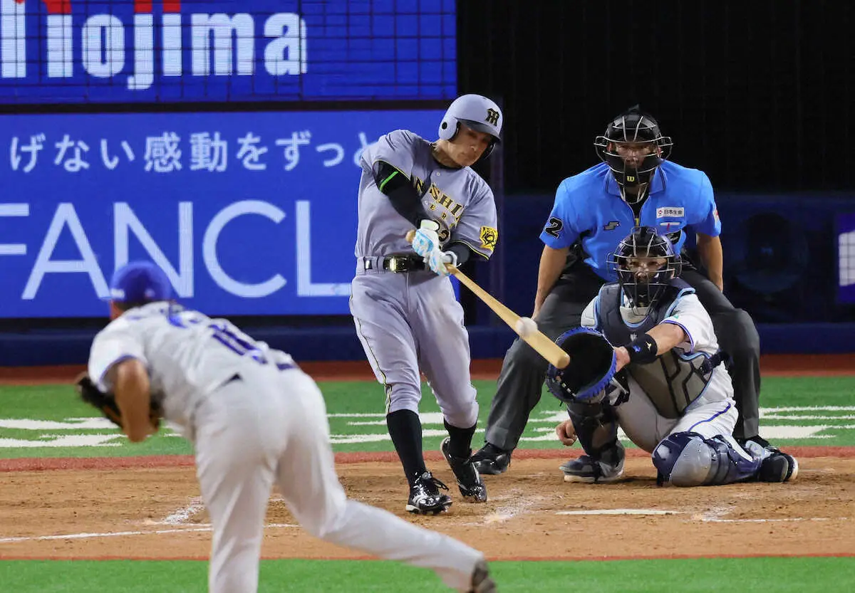 【画像・写真】虎の伏兵コンビが大活躍！植田＆熊谷が9回に適時打「1本くらいは」「いいとこに飛んでくれた」
