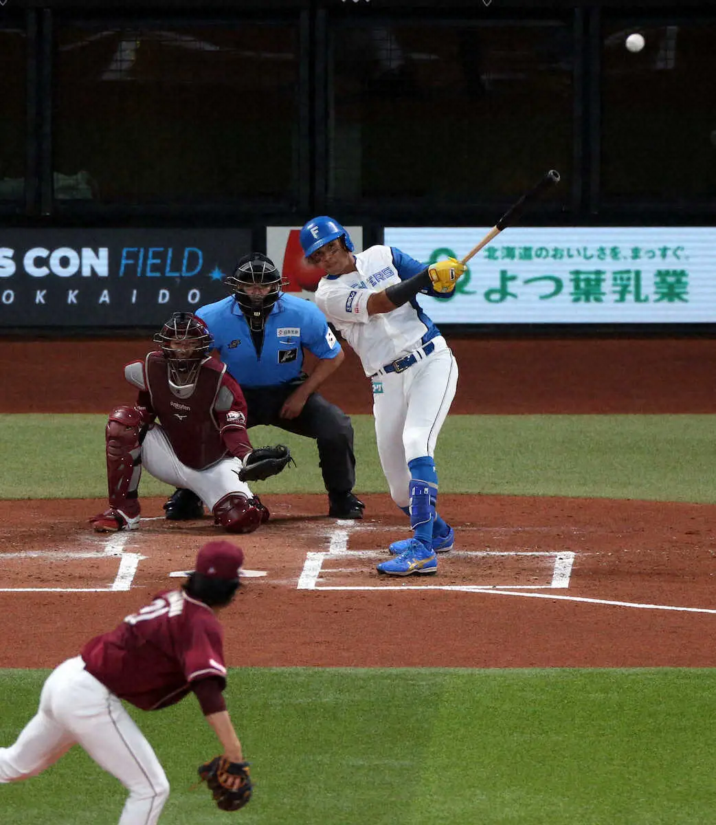 【画像・写真】日本ハム　水谷瞬、郡司裕也のアベック弾で楽天突き放す！ベンチの新庄監督もご機嫌