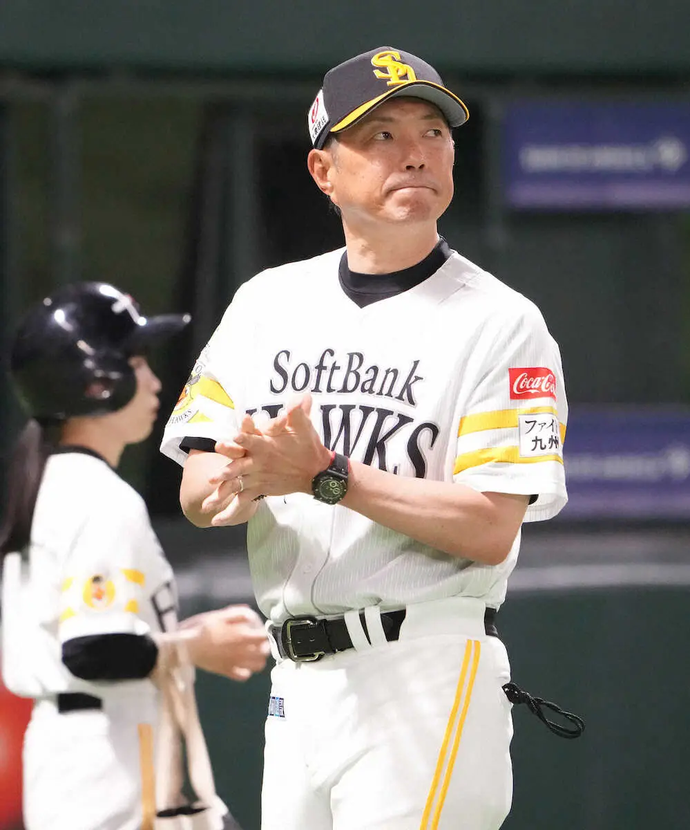 【画像・写真】ソフトバンク　首位に1ゲーム差キープ　助っ人ダウンズ気迫のヘッスラで決勝点！
