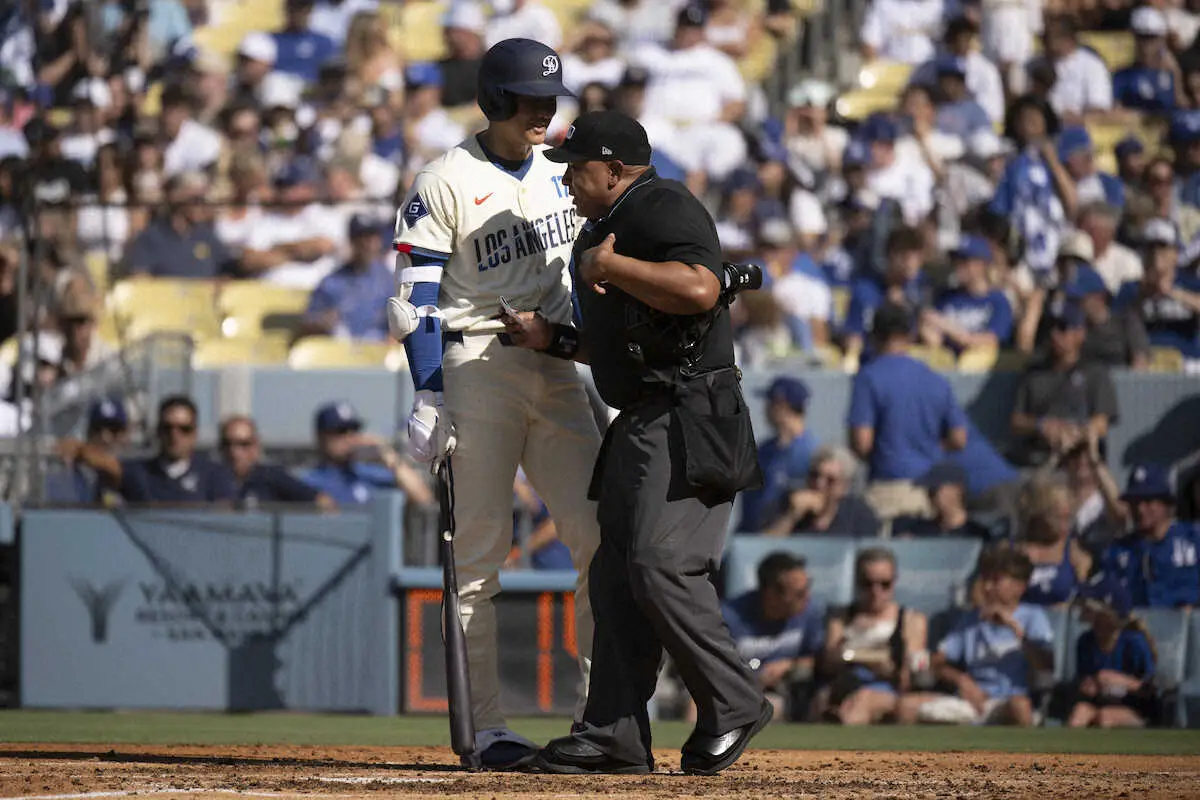 【画像・写真】新たな「大谷ルール」誕生　粘着物質検査を2回の登板前に実施　先発投手は初回後が通例