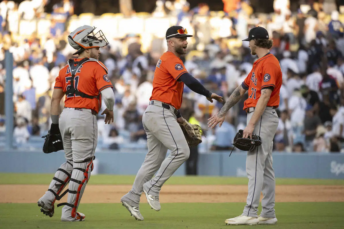 【画像・写真】直球待ちで大谷のスライダーへの対応は「大変」…粘ったアストロズ捕手「攻め方も分かっている」