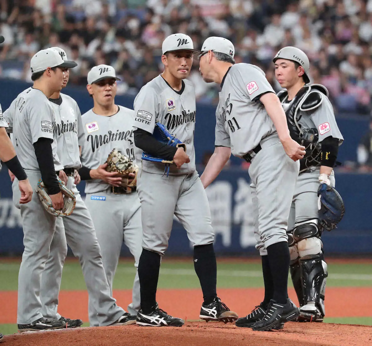 【画像・写真】ロッテ　急性腰痛から復帰した小島は6回途中3失点で降板　一時は痛みで寝られず「あんなに動けないとは」