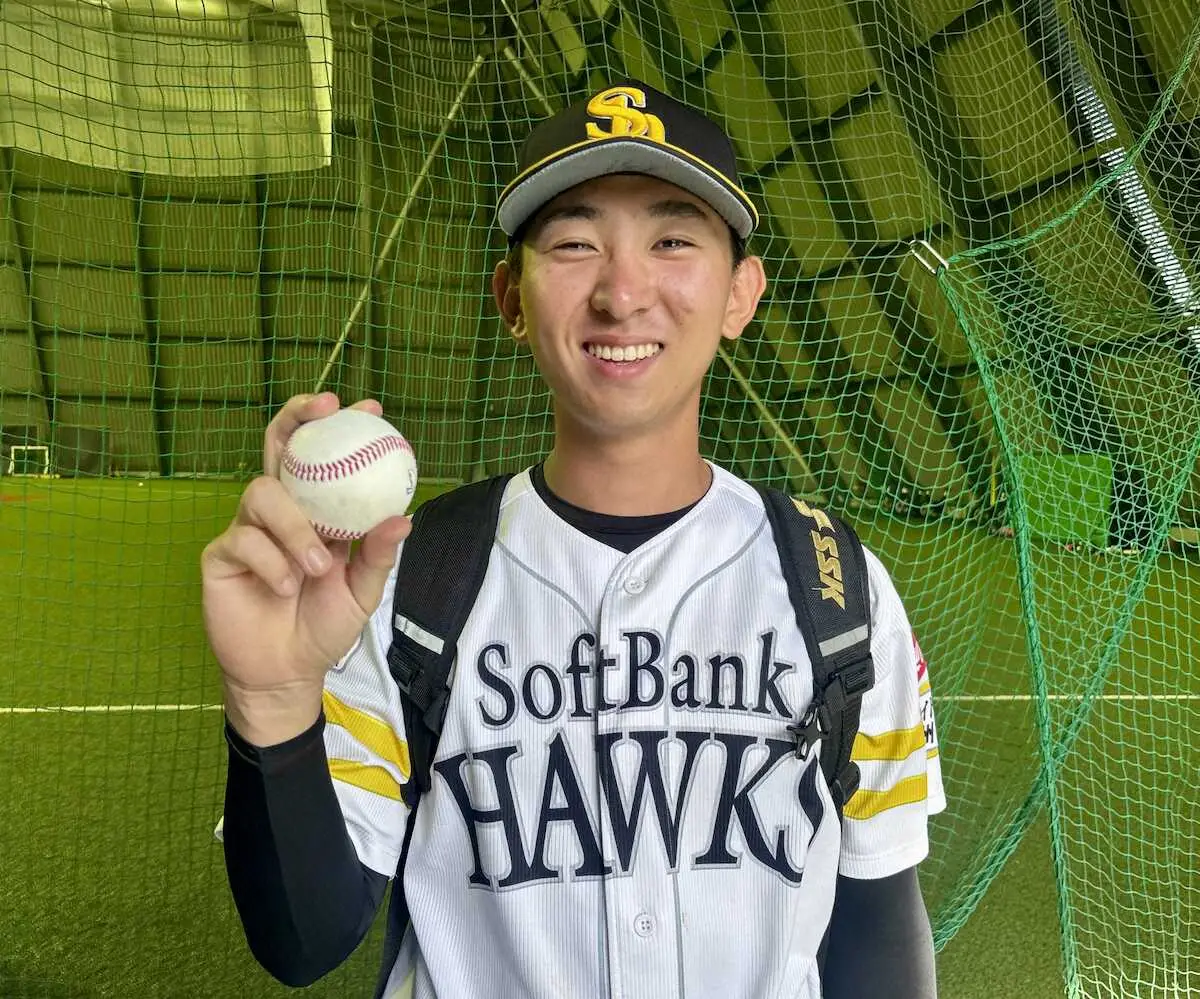 【画像・写真】ソフトバンク2年目・中沢恒貴　公式戦初出場初安打初打点　20歳になった男の“お酒の意外な目標”とは