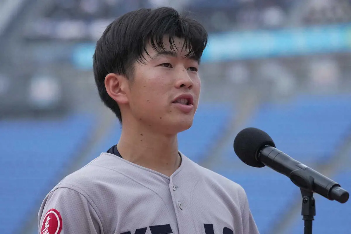 【画像・写真】【高校野球】「ウチがやるなら…」慶応が選手宣誓で異例の提案型スタイル「称え合うことしませんか？」