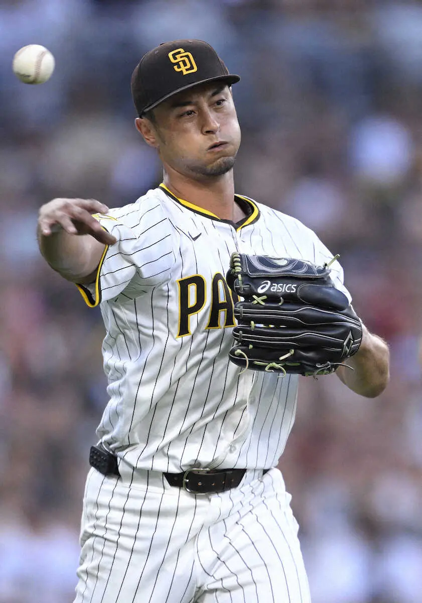 【画像・写真】今季初登板のダルビッシュは4回途中2失点　日米通算204勝ならずも本拠ファン大拍手で復帰マウンド称賛