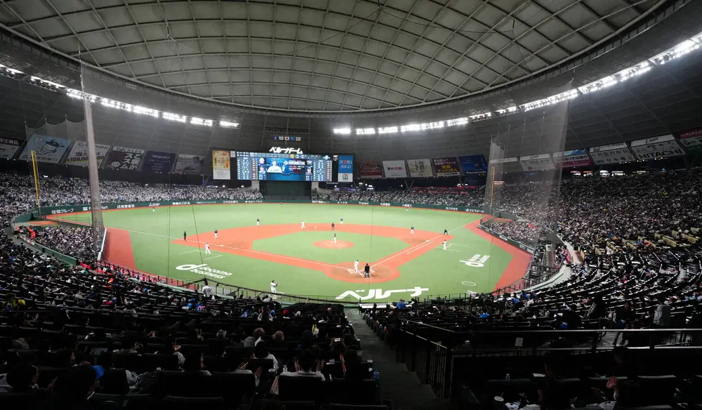 【画像・写真】西武　夏季の暑さ対策　ベルーナD大規模ミスト設備の運用開始　真下はマイナス5度