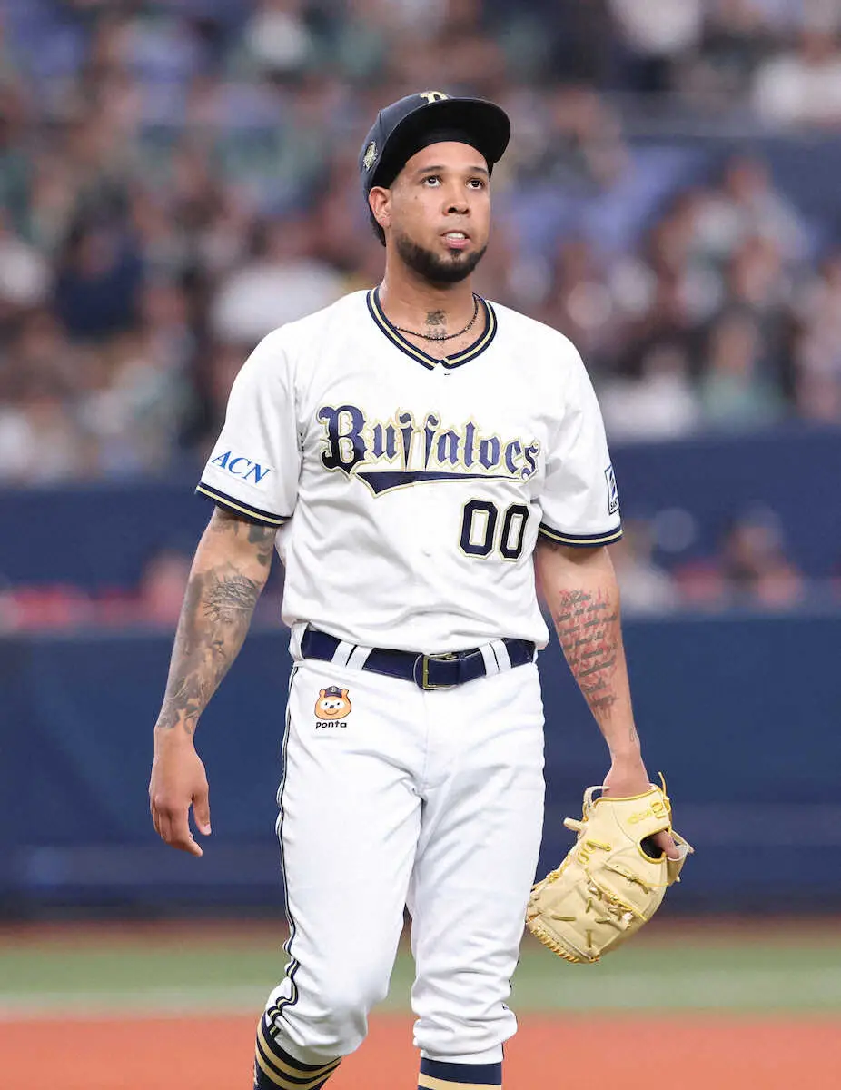 【画像・写真】オリックス・エスピノーザ　来日ワースト8失点…近藤にグランドスラム被弾
