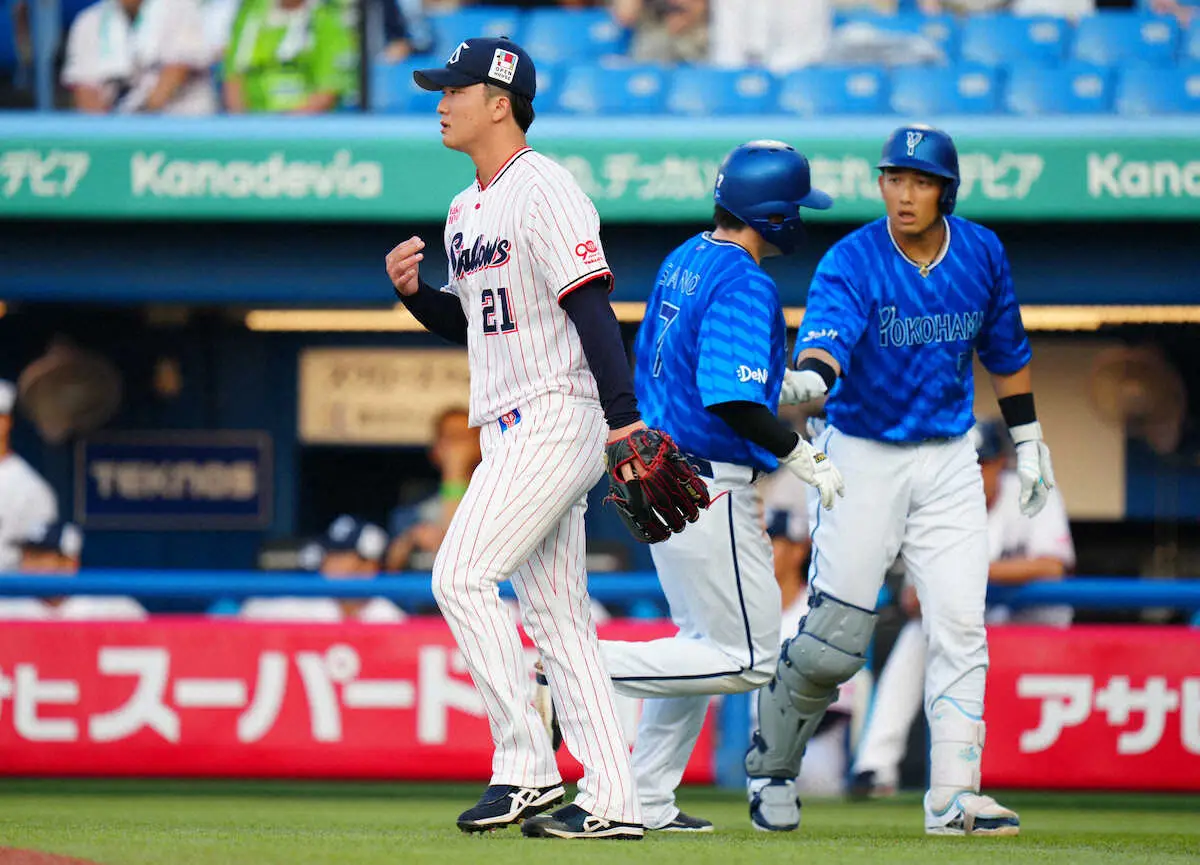 【画像・写真】ヤクルト先発・吉村は初回に2球で先制点を献上　今季4敗目に「早いカウントで打たれ改善が必要」