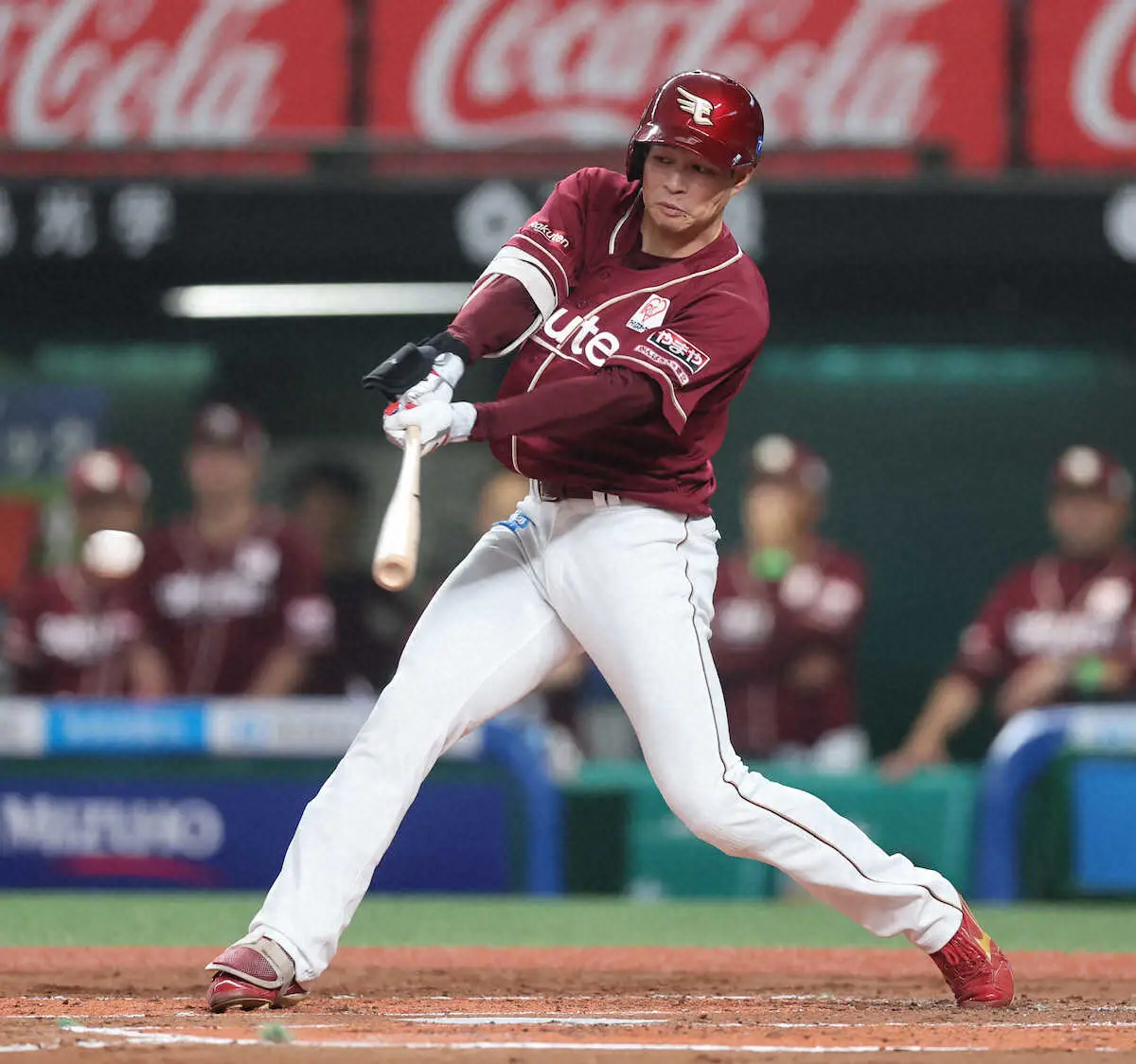【画像・写真】楽天・中島大輔　パ・リーグタイ記録の3試合連続三塁打　プロ野球記録は長嶋茂雄さんの4試合連続