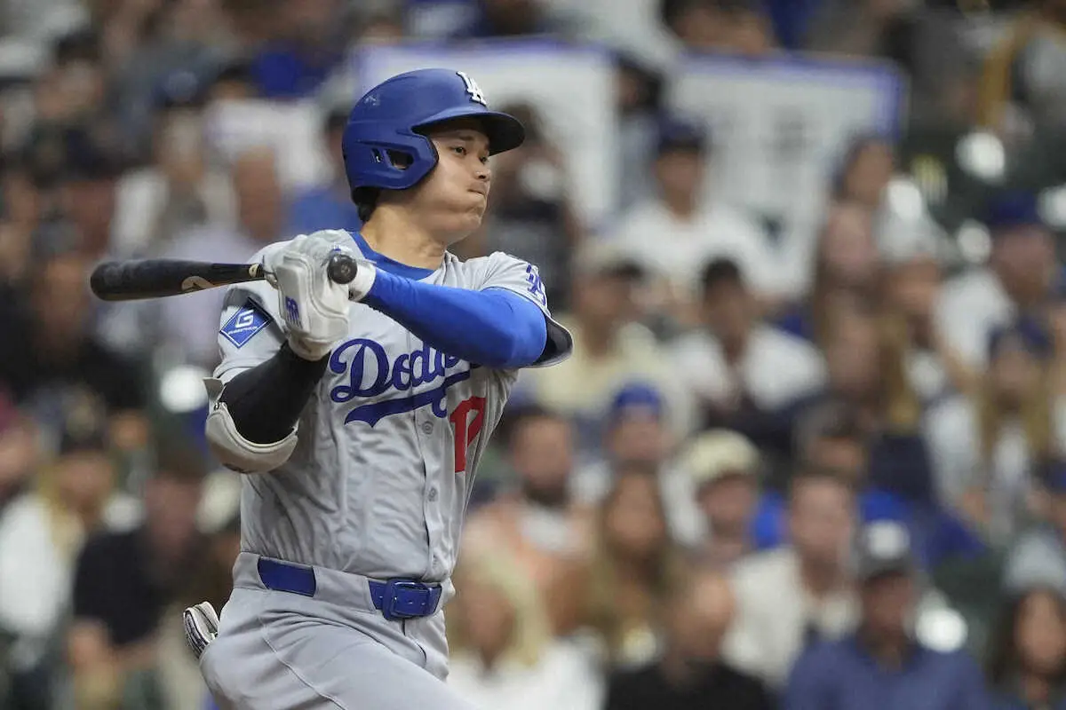【画像・写真】ドジャース・大谷　9戦ぶりマルチも　今季ワーストタイ4連敗