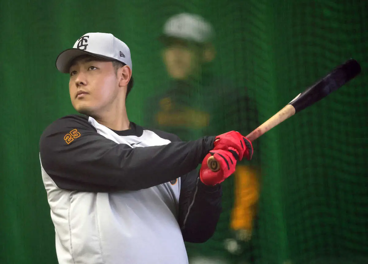 【画像・写真】巨人・岡本　今月末にも打撃練習再開へ　5月から左肘じん帯損傷で離脱中