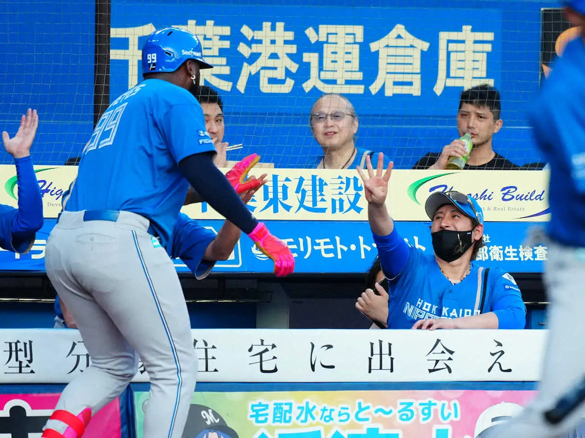 【画像・写真】止まらん！新庄日本ハム　今季最多13得点で5連勝　貯金最多16　山﨑1失点完投4勝　レイエス初回満弾
